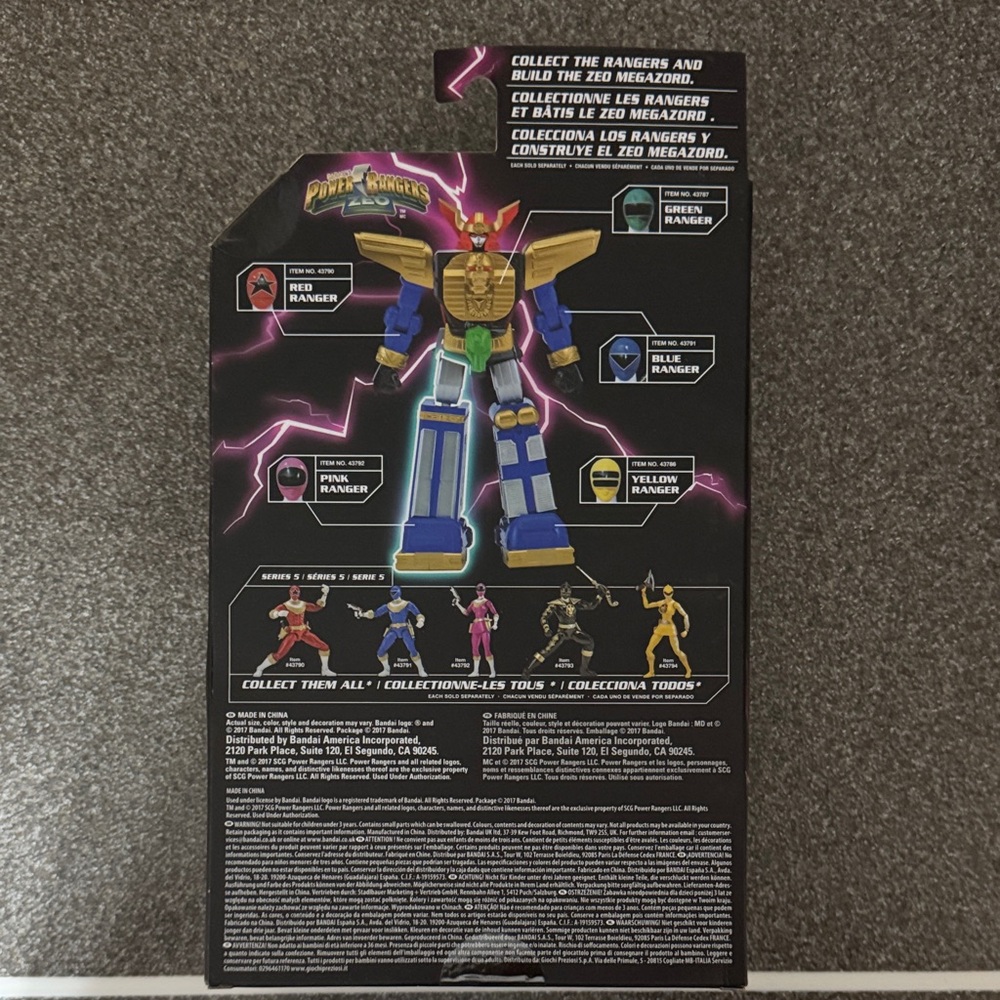 Power Rangers Zeo Pink Ranger Action Figure & Megazord - Picture 2 of 5